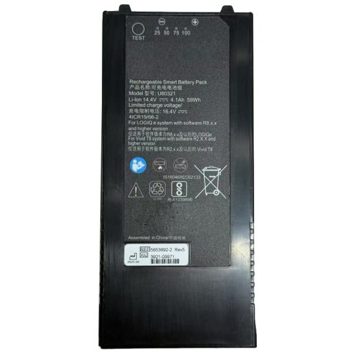 GE U80321 / 5451284 / LOGIQ / U80321-3R01 / 5451284-2 — Ultrasound System Replacement Battery product photo