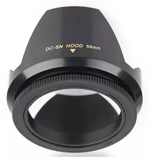 58mm Threaded Petal Lens Hood Compatible with Canon 600D, 550D, 18-55mm Lens