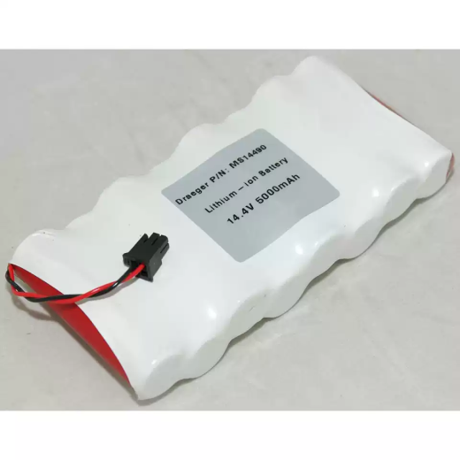 14.4V 5000mAh Replacement Battery Compatible with Drager Infinity Vista, MS14490, SC6002XL