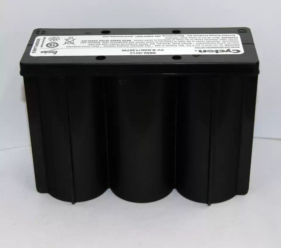 6V Replacement Battery Compatible with Nellcor NPB4000 and Philips M3921, Part 0859-0012