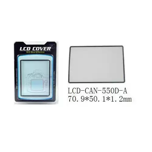 LCD Screen Protector Film, Optical Glass Material, Compatible with Canon EOS 550D