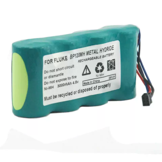 Replacement Battery Compatible with FLUKE BP120MH, 123, 125S, 125, F125S, 124, F43B