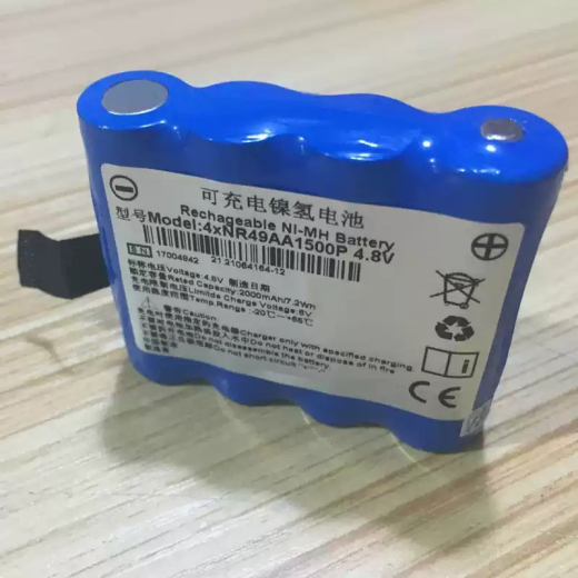 4.8V Rechargeable NiMH Battery Pack Compatible with EDAN 4XNR49AA1500P, H100B, CS-01