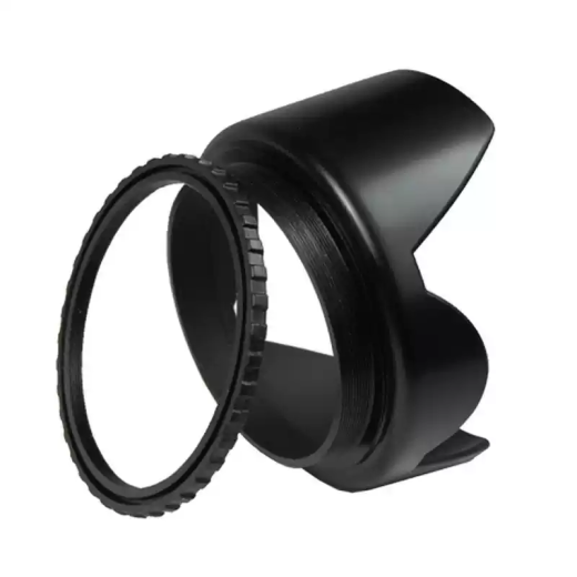 49mm Threaded Lens Hood Compatible with Sony RX1, NEX-5R, NEX-7, NEX18-55mm, 55-210