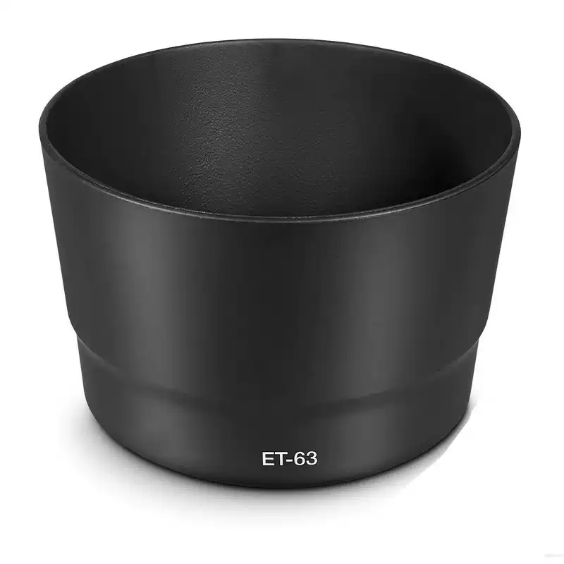 ET-63 Reversible Lens Hood Compatible with Canon EF-S 55-250 IS STM Lens, 58mm, 750D