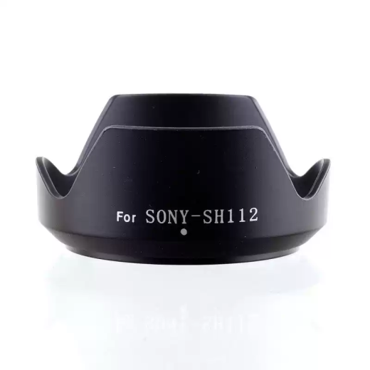 SH112 Lens Hood Compatible with Sony Mirrorless NEX-5N, NEX-7, 18-55mm Lens, 49mm