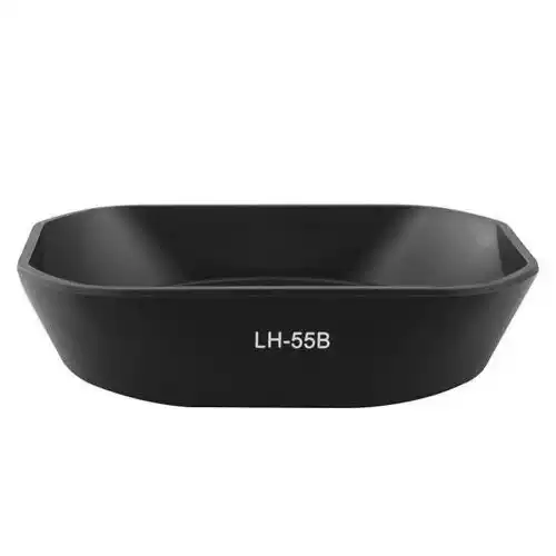 LH-55B Lens Hood, Compatible with Olympus 12-50 f3.5-6.3 and 9-18 Lenses, EM1 EM5