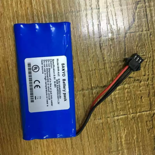 Doppler Instrument Battery 9.6V-AAA650mAh, 8HR-AAA650mAh, 8HR-4UC