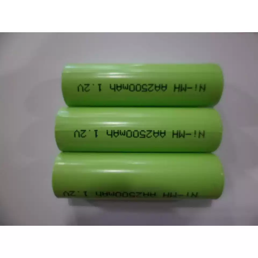 2500mAh AA NiMH Rechargeable Battery, AA Size 5